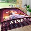 Custom Name "Magical Fantasy Dress" Carpet Rug Customizable Soft Washable Anti-Slip Home Living Room Sofa Mats Personalized Rug. 0909330