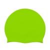 Solid Color Bathing Caps Long Hair Large Swim Caps Silicone Swimming Caps High Elastic Diving Hat
