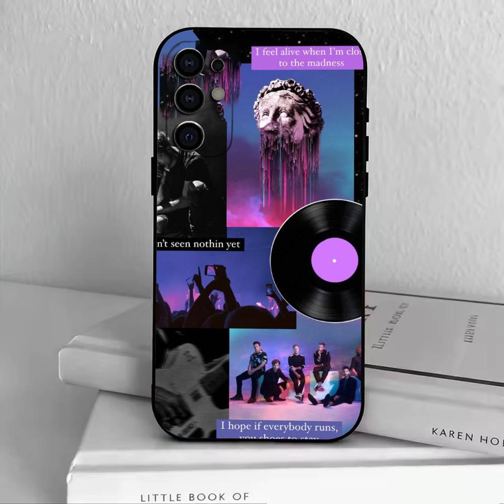 OO-OneRepublic  Phone Case Black Silicone Soft For Samsung S25,S24,S21,S22,S23,S30,Ultra,S20,Plus,Fe,Lite