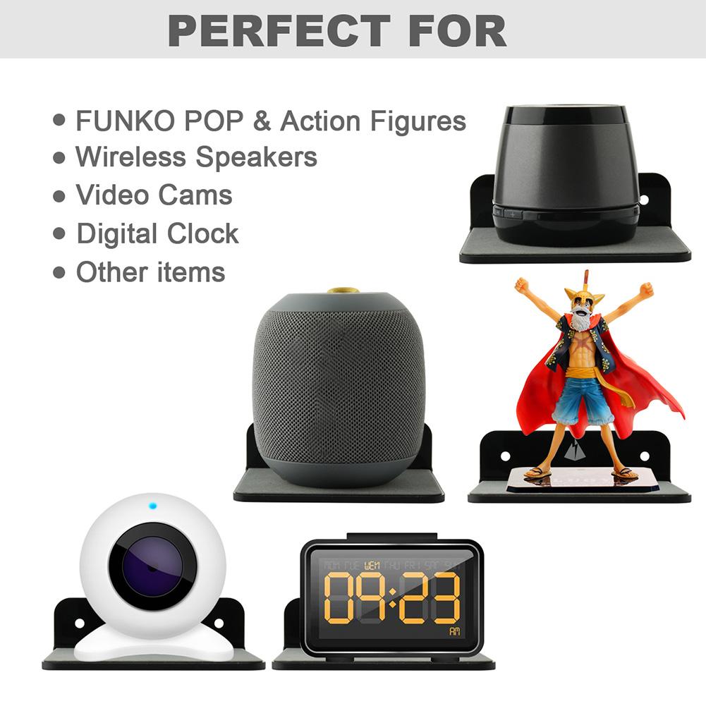 Acrylic Speaker Mount for JBL GO3 Speaker Wall Shelf Display Stand Storage Rack for BOSE Soundlink Echo Dot Speaker Accessories