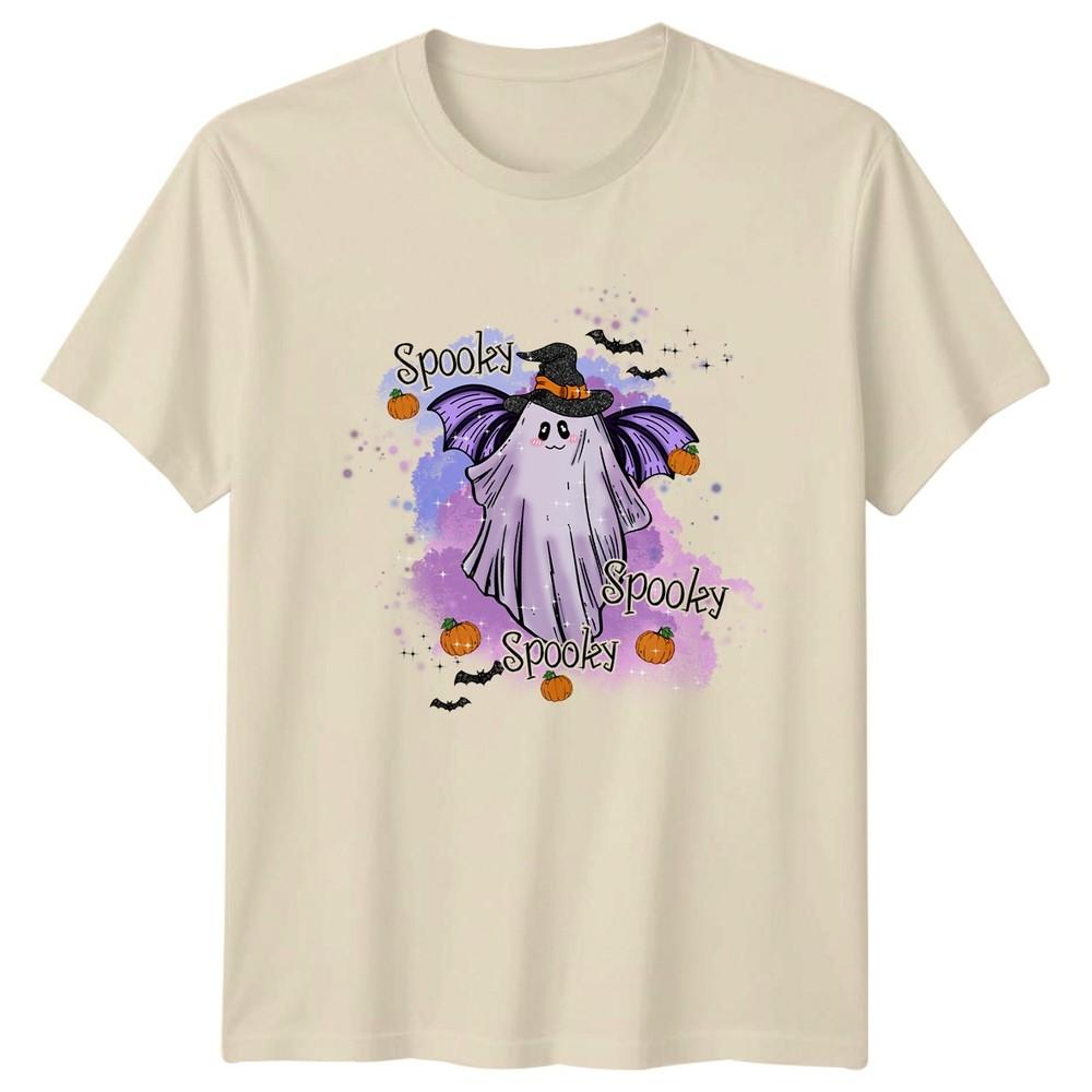 Spooky Ghost Witch Bat TShirt Halloween Gift For Him And Her