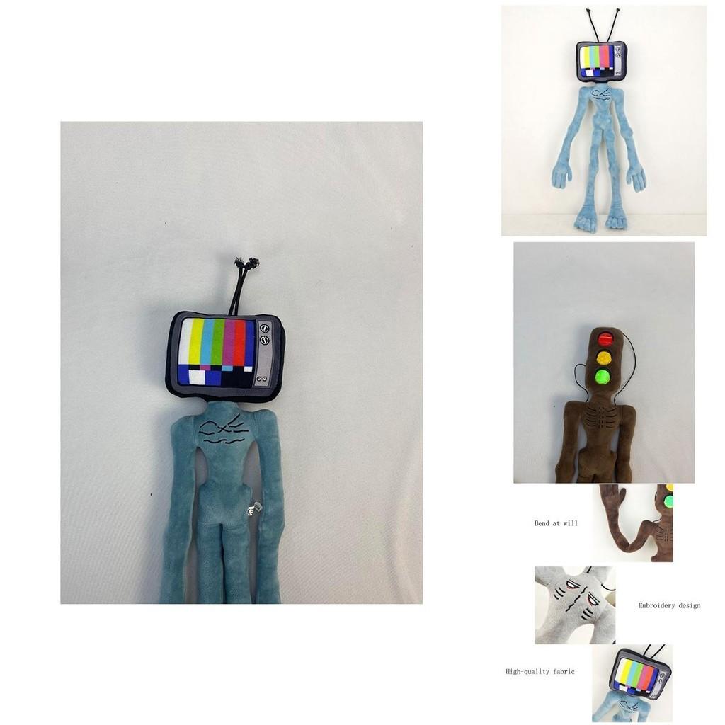 Cuddly 21" Anime Scp Siren Head Plush Toy Bendable Doll For Horror Fans