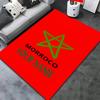 Moroccan Football Crest Custom Name Carpet Rug For Living Room Bedroom Home Sofa Decoration Kids Play Nonslip Floor Mat