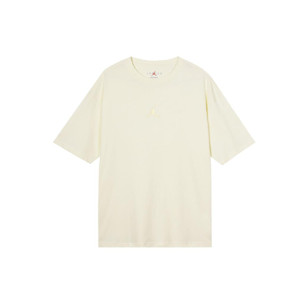 Jordan Printed Sports Training Casual Short Sleeve T-Shirt Men Tops Beige FQ0359-113