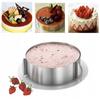 Adjustable Cake Pan 16-30cm Diameter 12cm Height Nonstick Expandable Baking Mold