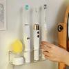 Non Perforated Toothbrush Holder Electric Toothbrush Base Space Saving Wall Mounted Toothbrush Holder Bathroom Accessory