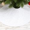 Artificial Cotton Christmas Snow Blanket Decoratiive DIY Christmas Tree Backdrop Reusable Simulation Fake Snow Carpet