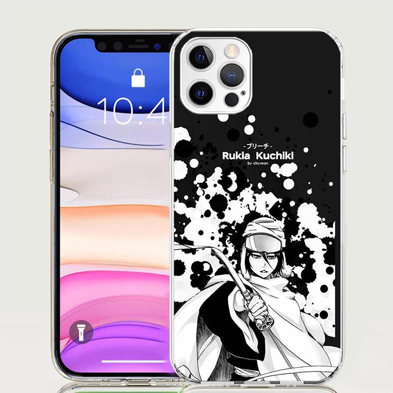 Bleach Kuchiki Rukia Phone Case For iPhone 17 Air 16 15 Plus 11 14 Pro Max 13 Mini 12 7 8 + SE Pattern Art Customized Cover 17 A