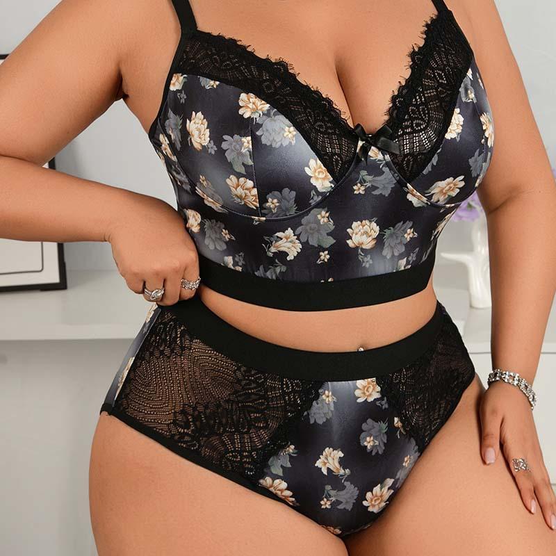 Dantelă la Spate Dorință Pură Sexy Maiou cu Bretele Imprimat Decolteu în V cu Cupă Fixă Integrată