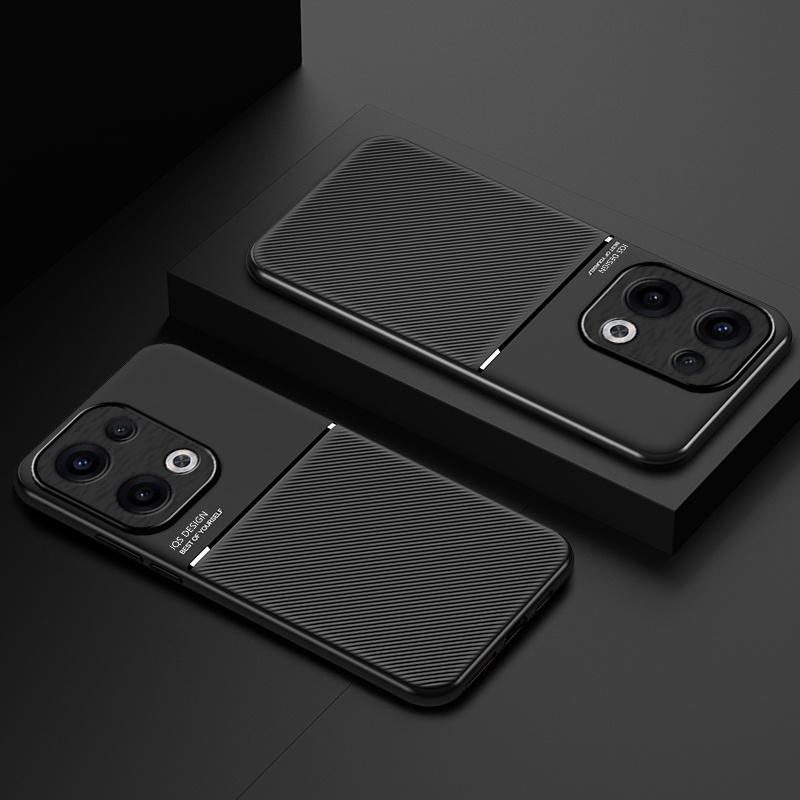Per Oppo Reno 13 Pro 13F 4G 5G Cornice Morbida TPU Protezione Lente Supporto Auto Cover Posteriore Magnetica per Reno13 13Pro 13 F Antiurto Funda