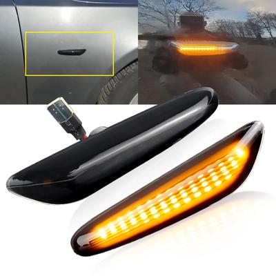 2x LED Blinker Leuchte Seitenmarkierungsleuchte 63133418445 Für BMW 1 3 5 Serie E46 E60 E61 E81 E82 E87 E88 E90 E91 E92 E93 X1 E84 E83 E53 Blinker 2