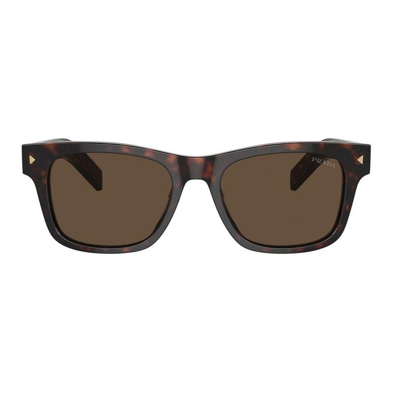 Prada Original design acetate plastic metal butterfly sunglasses unisex couple model brown