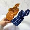 Polka Dot Headband Women Fashion Non Slip Cute Vintage Style Hair Accessories Suitable for Daily Makeup Hairstyl All Hair Types