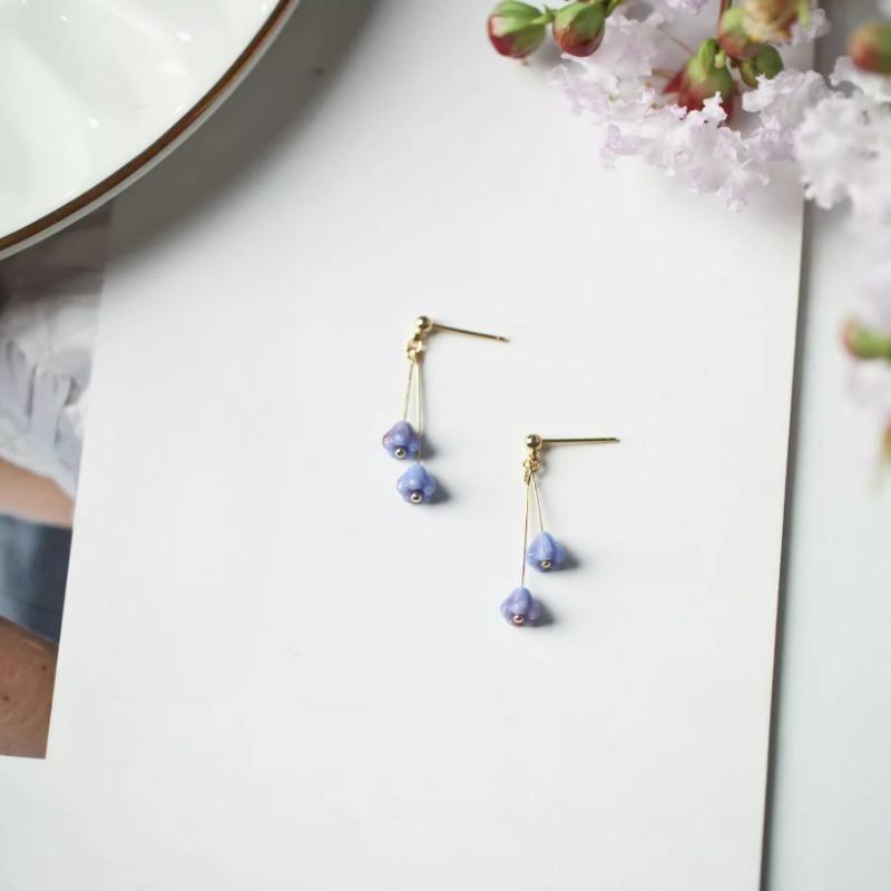 

DIMANAF 2023, серьги «Четыре сезона», аксессуар в стиле ретро, ​​длинные серьги в этническом стиле с листьями, простые аксессуары, серьги 387