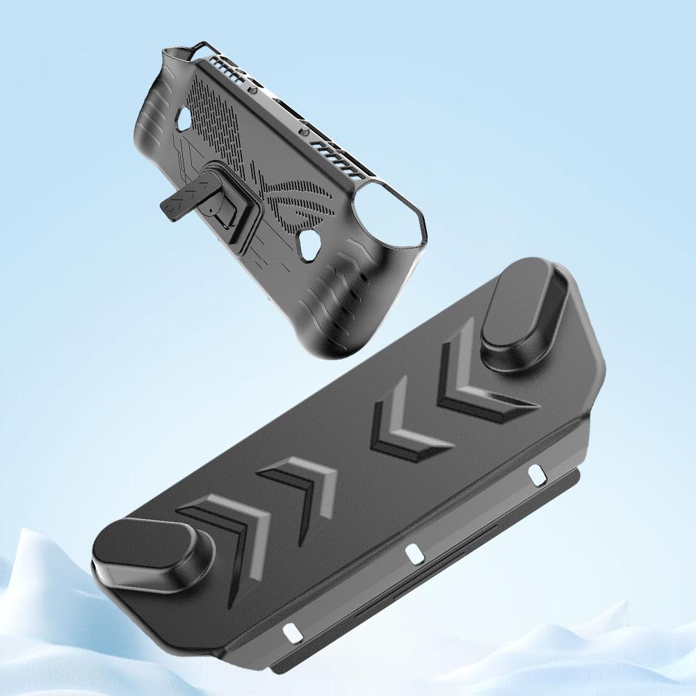 For Asus ROG Ally X TPU Protective Case Cover Shockproof with Stand Protector Shell Sleeve All-round Protection Game Accessories