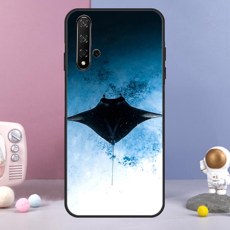 Animal Manta Ray For Huawei Nova 12i 12s 11i 8i 7i 9 10 SE Y60 Y61 Y70 Y72 Y73 Y90 Y91 P20 P30 P40 Lite Case