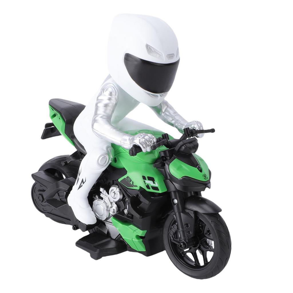 Remote Control Motorcycle High Speed RC Stunt Motorcycle with Lights for Gaming Competition