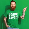 Null Ficks Gegeben Str. Patrick's Irisches Slogan-T-Shirt | Frech Lustig St. Paddys T-Shirt