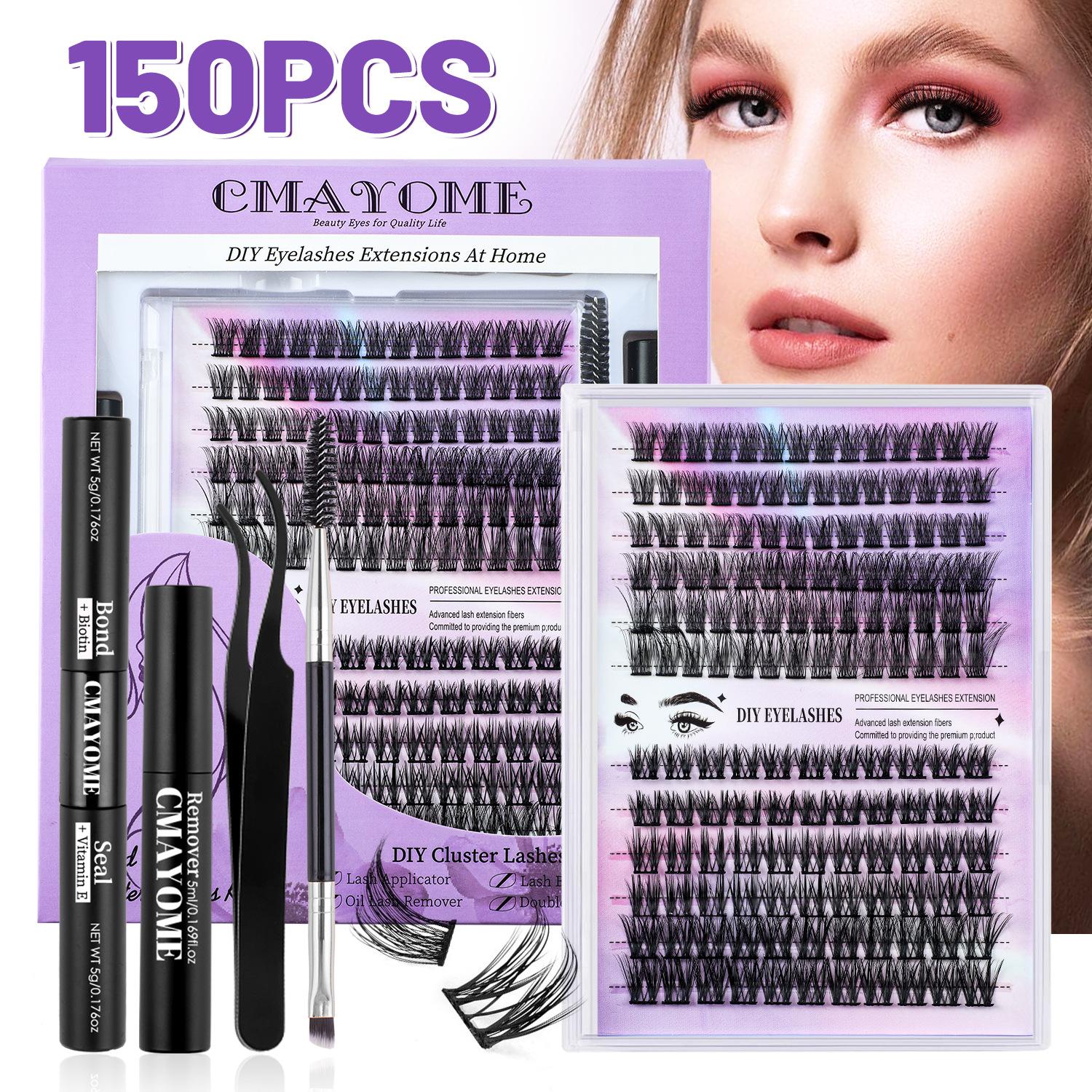 

Diy Single Cluster Of False Eyelashes 10-16Mm Simulated Dense Mixed Self-Married Eyelashes