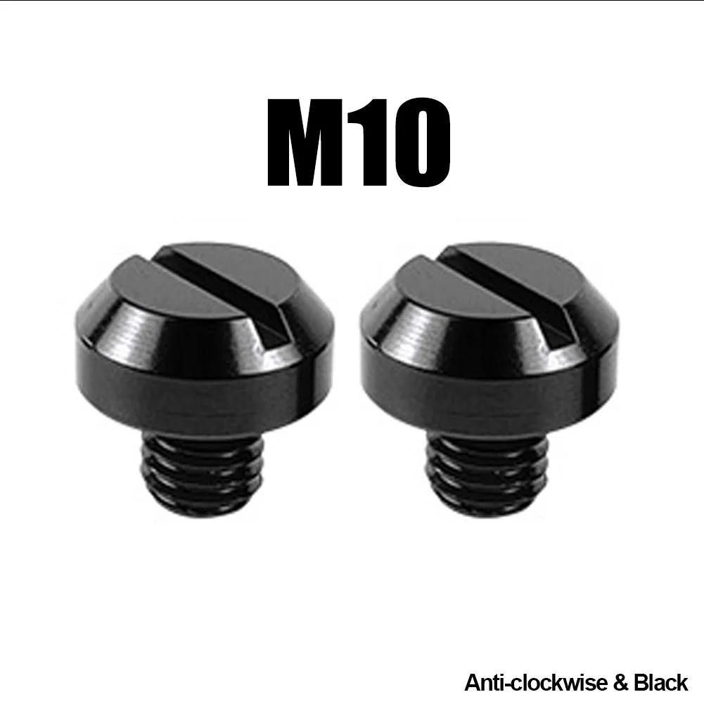 2Pcs Motorcycle M8 M10 CNC Aluminum M8 Rear View Mirror Hole Plugs Screws Rearview Mirror Anti-Rust Holder