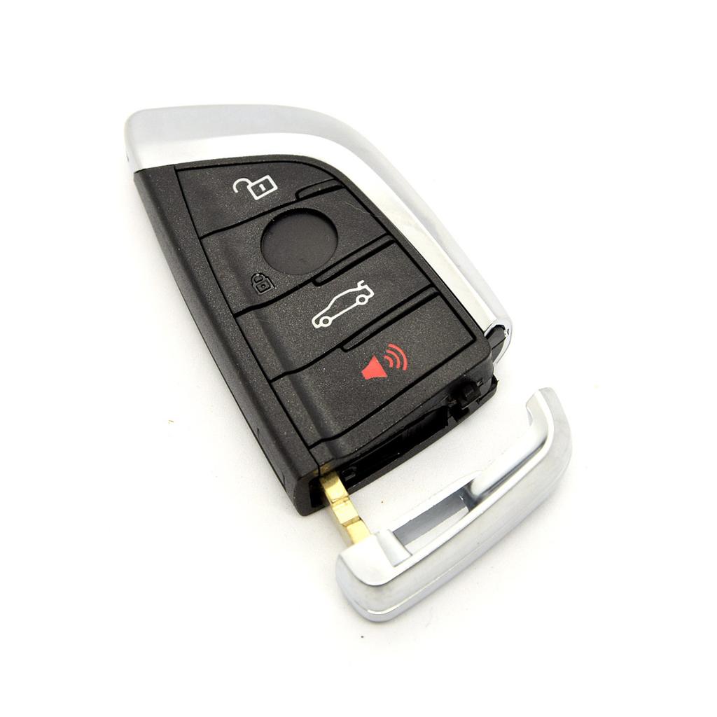AYCCV1 BEST KEY Car Remote Smart Key Case For BMW Knife Card BMW X5 X6 F15 X6 F16 G30 7 Series G11 X1 F48 F39, Fob 3/ 4 Buttons Black