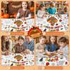 Happy Thanksgiving Coloring Poster-Thanksgiving Coloring Tablecloth for Kids - 72 x 30 Inches, Giant Thanksgivings Paper Table Cloth Cover Crafts