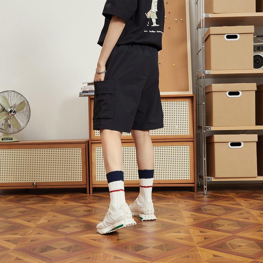New Balance Happy Camper Casual Shorts Unisex Black AMS32370-BK