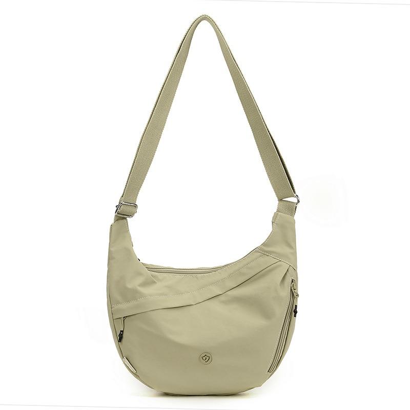 

New fashion lazy style large capacity crossbody bag simple personality nylon women s bag trendy lightweight shoulder bag