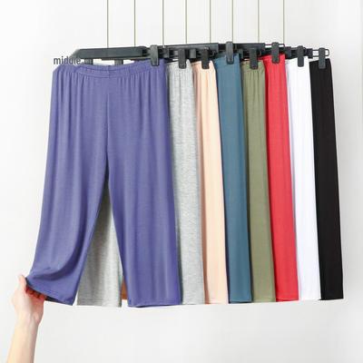 Plus Size Women's Modal 7-Point Lightweight Summer Leggings (Up To 200 Lbs) - 2023 Edition