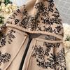 Damen Premium Print Kapuzenpullover Hohe Taille Weite Beinhosen Lässige Sport Strickwaren Zweiteiliges Set Mode Altersreduzierend