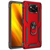 Applicable To Xiaomi POCO X3 Magnetic Bracket Protective Case Redmi Note14pro Ring Anti-drop Mobile Phone Case