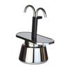 Mini Double Cup Italian-Style Stainless Steel 304 Moka Pot for Home or Camping