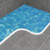 50-600cm Bathroom Water Stopper Retention Water Barrier Strip Shower Dam Flood Barrier Dry And Wet Separation Blocker Seal Strip