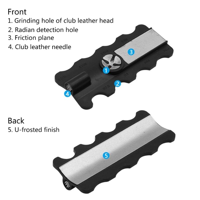 5 In 1 Multifunctional Billiard Club Replacement Repair Tool, Rod Repair Tool, Cue Tip Shaper for Rapid Cue Tip Repair
