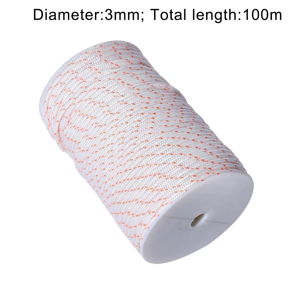 

Versatile Recoil Starter Rope For Trimmers & Lawn Equipment - 100m Length Replacement Recoil Starter Rope Pull Cord Fit