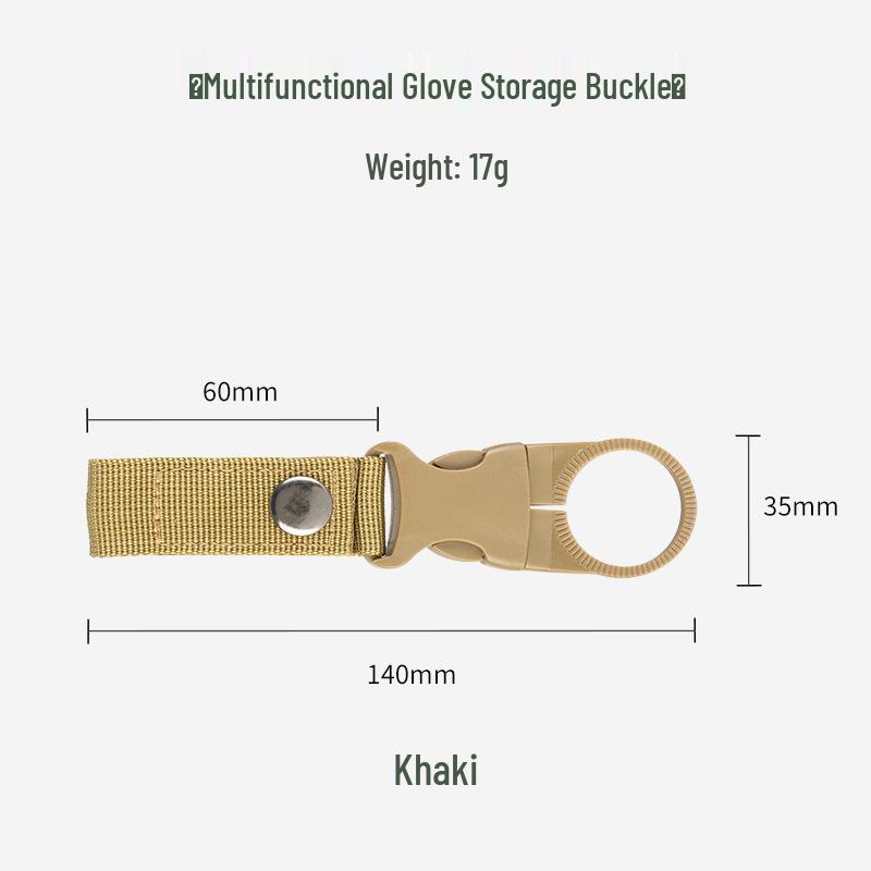 Многофункциональный нейлоновый карабин для бутылки с водой - Портативный уличный быстрый подвес