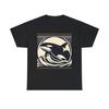 Unisex Adult T Shirt Art Deco Vintage Style Orca Killer Whale Print Conservation