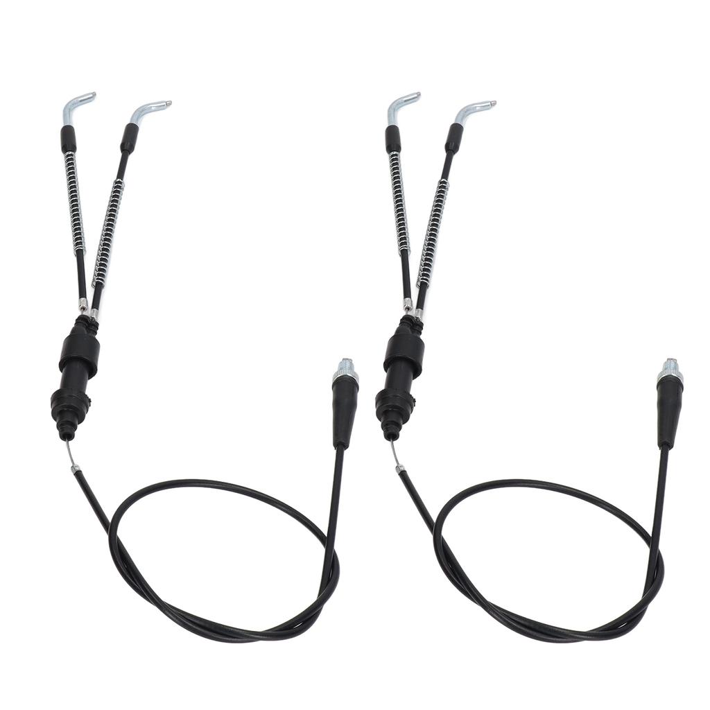 Throttle Cable Black 01 0813 Metal Pull Push Throttle Cable Replacement for Banshee 350 YFZ350 1987‑2006