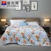 Fuanna Tussah Silk Cool-Touch Printed Summer Quilt