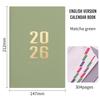 A5 Multilingual Daily Planner: English-Spanish Diary & Calendar