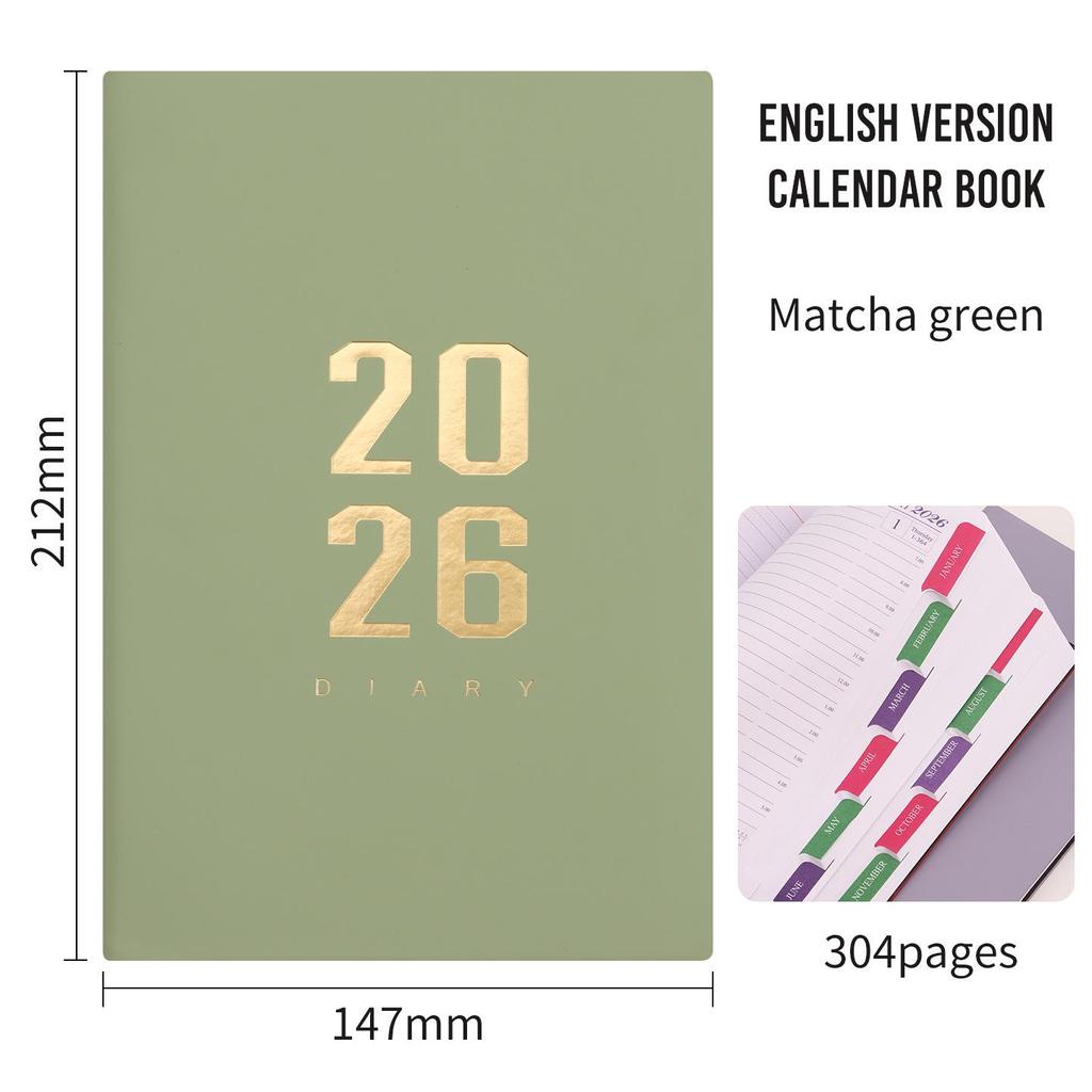 A5 Multilingual Daily Planner: English-Spanish Diary & Calendar