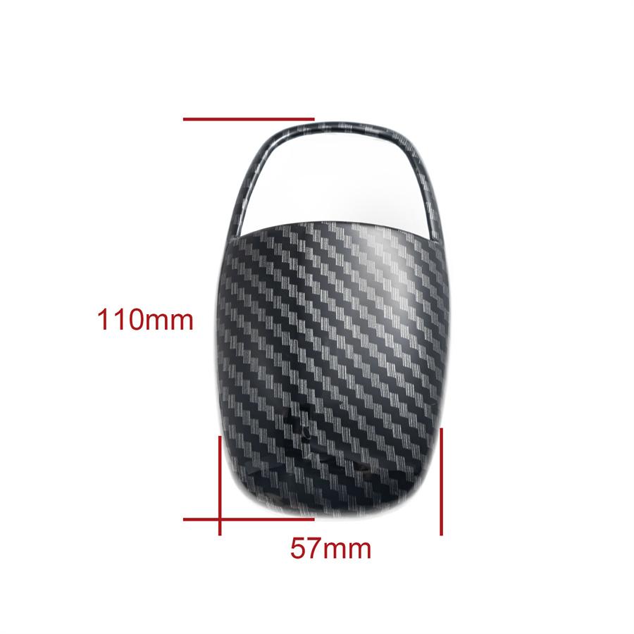 Carbon Fiber Look Gear Shift Knob Cover Trim For 2015+ Dodge Challenger Charger