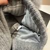 Iceland Big Fox Hairball Rabbit Hair Ear Protection Hat Winter Light Luxury Rhinestone Min Velvet Warm Knitted Hat Women