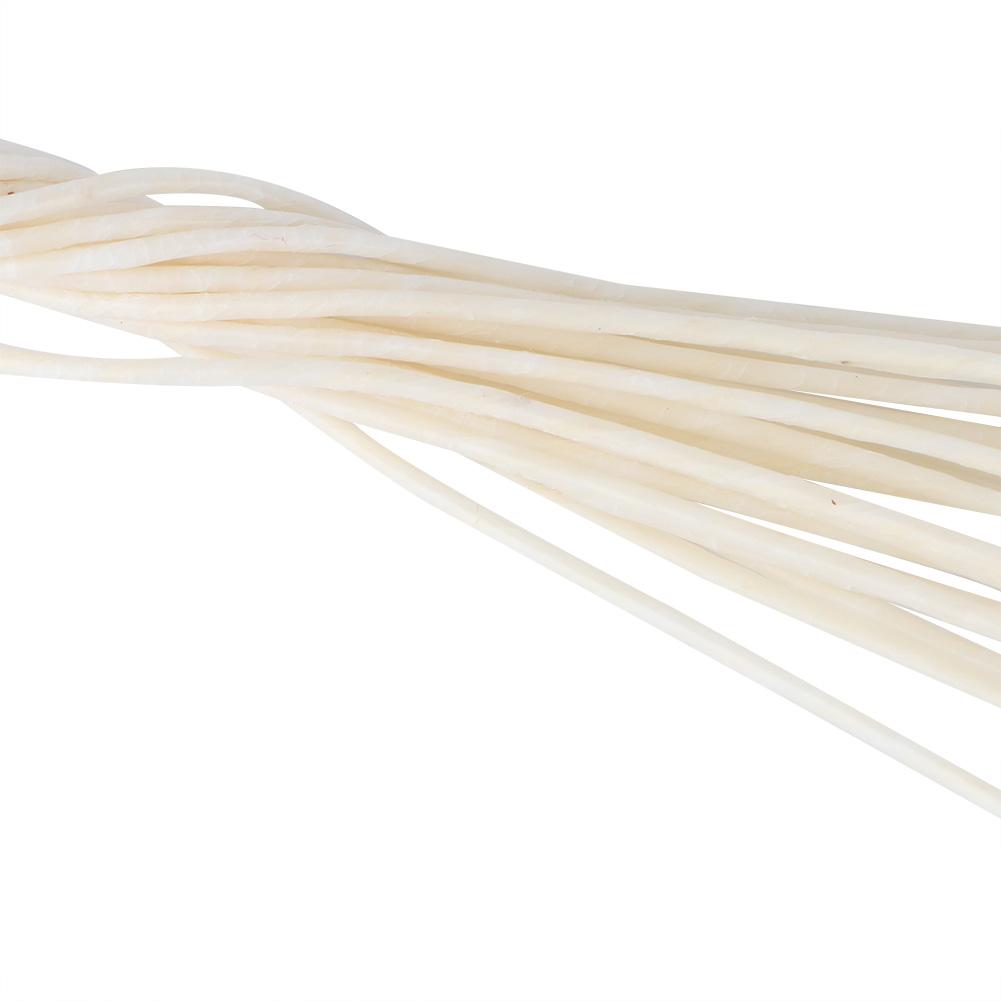 100 buc Fitil de lumânare ecologic, fabricat manual, cu fum redus (30cm)