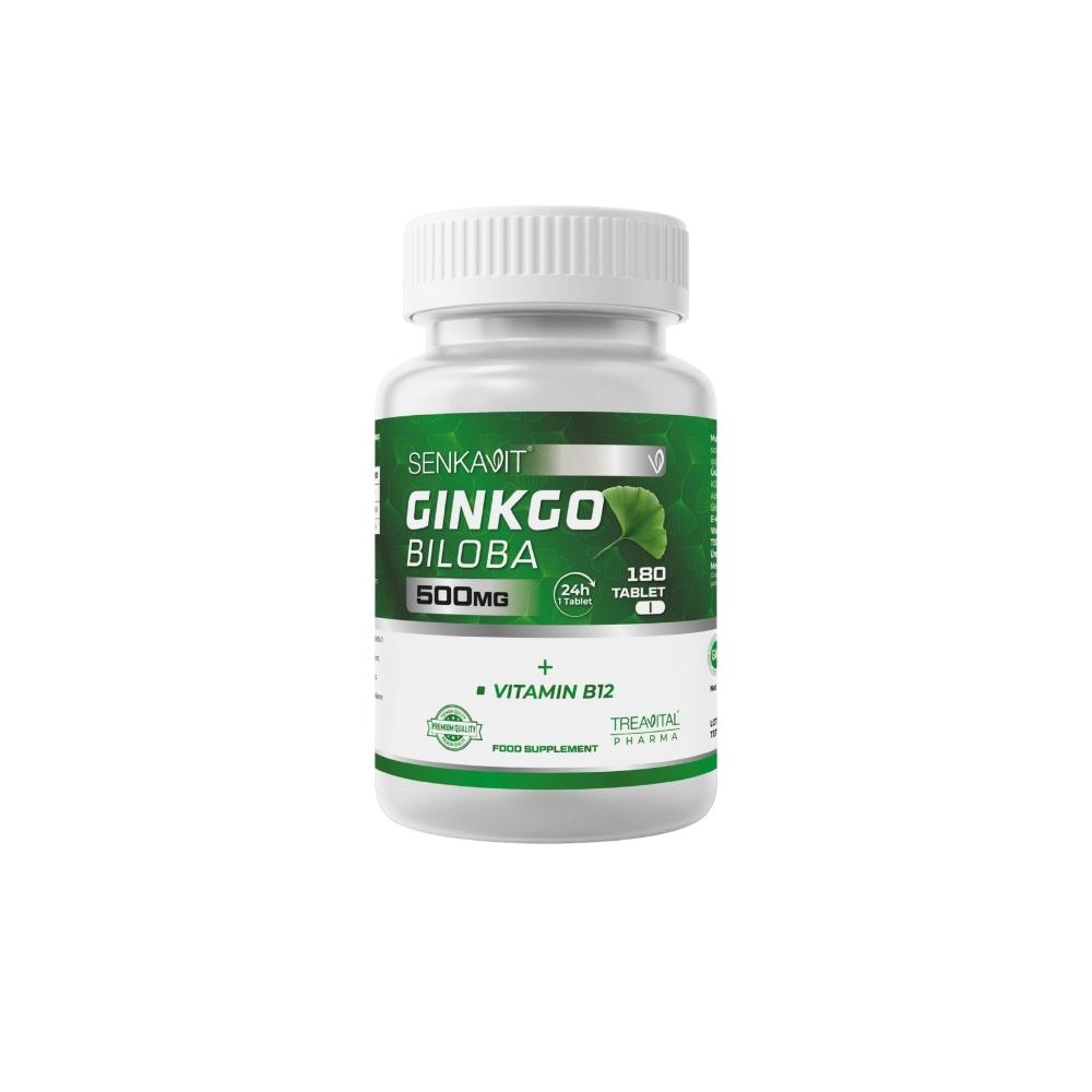 Senkavit Ginkgo Biloba et B12 180 Comprimés 1 PC