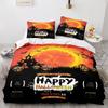 Cartoon Halloween Castle Home Textiles Bedding Three-Piece Set, Shipping Source Factory