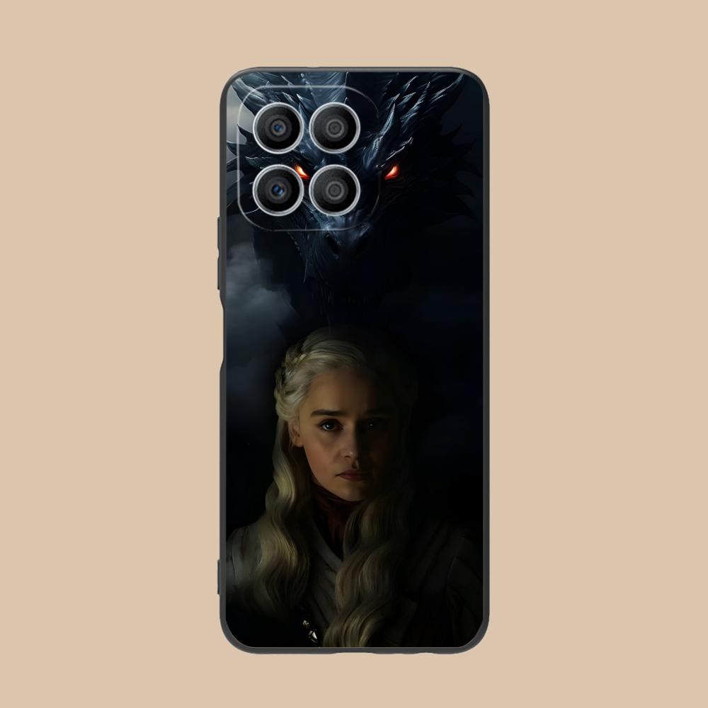 Dragon Queen Matte TPU Mobile Phone Case for Honor 90 80 70 60 50 30 20 10 9 8 7 Pro S SE Lite 5G Colorful Printing Cover