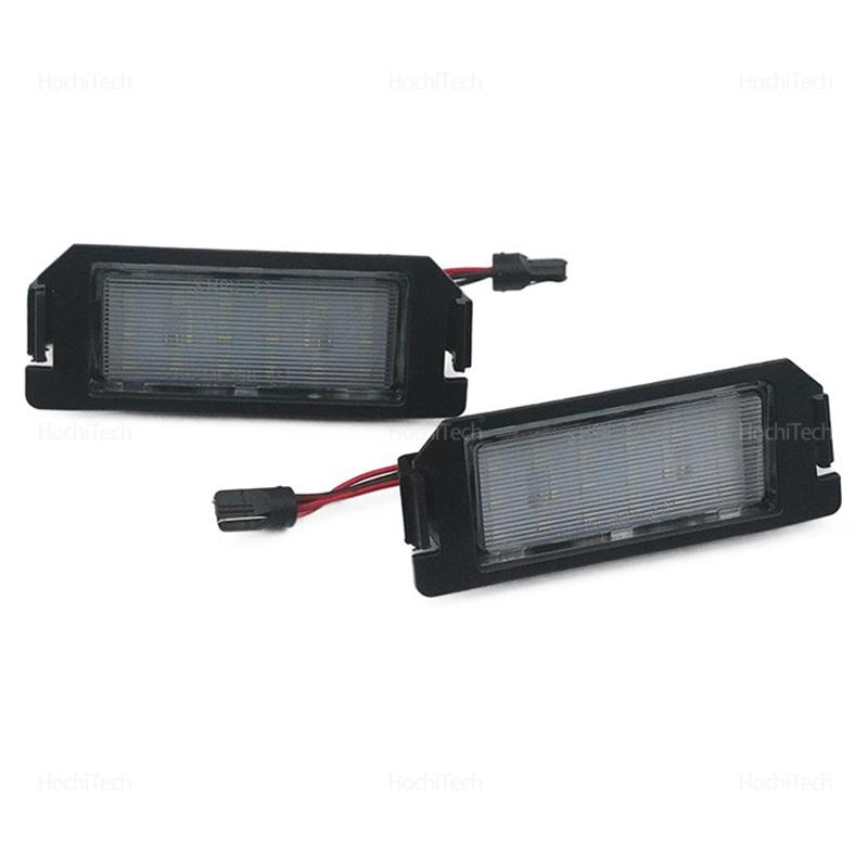 2pcs LED License Plate Light Canbus Number Lamp No Error for Hyundai I20 Veloster XG30 Coupe for Kia Rio Soul Picanto