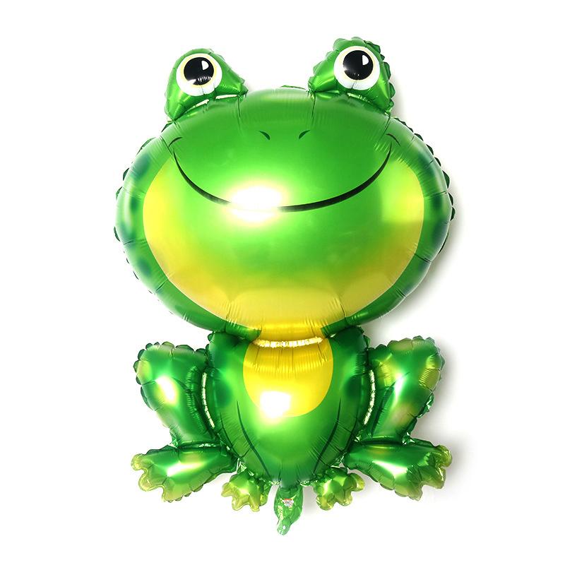 Frosch Aluminium Ballon Tierballon Geburtstagsfeier Dekorationen Aufblasbare Ballons
