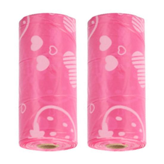 30Pcs Pet Waste Bags Biodegradable Dog Poop Bags Tear-off Cute Scented Dog Waste Bags B